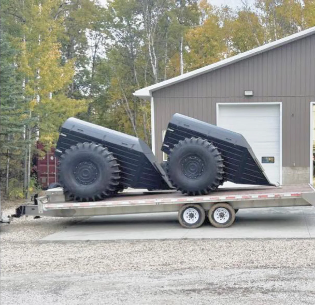 Cargo Trailer for SHERP (with 1600x600-25 tires) - $28500 CAD - Photo 1