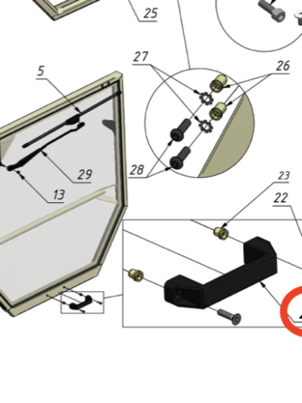 Exterior window handle