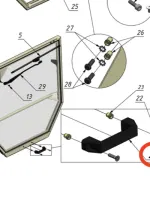Exterior window handle - $12.5 CAD - Thumbnail 5
