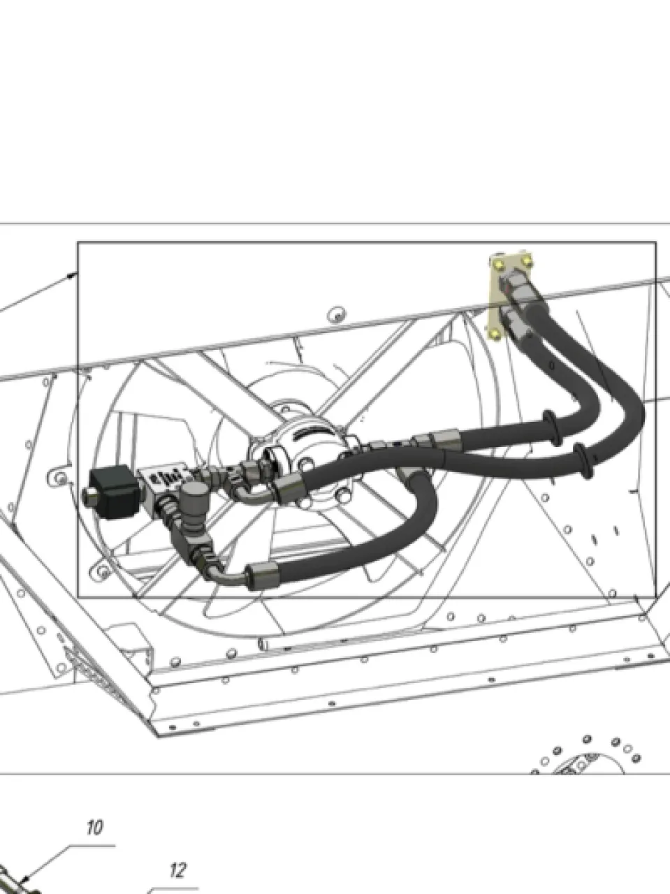 Cooling fan speed control system
