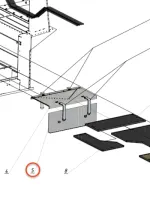 Rear engine hood cover - old style - Thumbnail 3