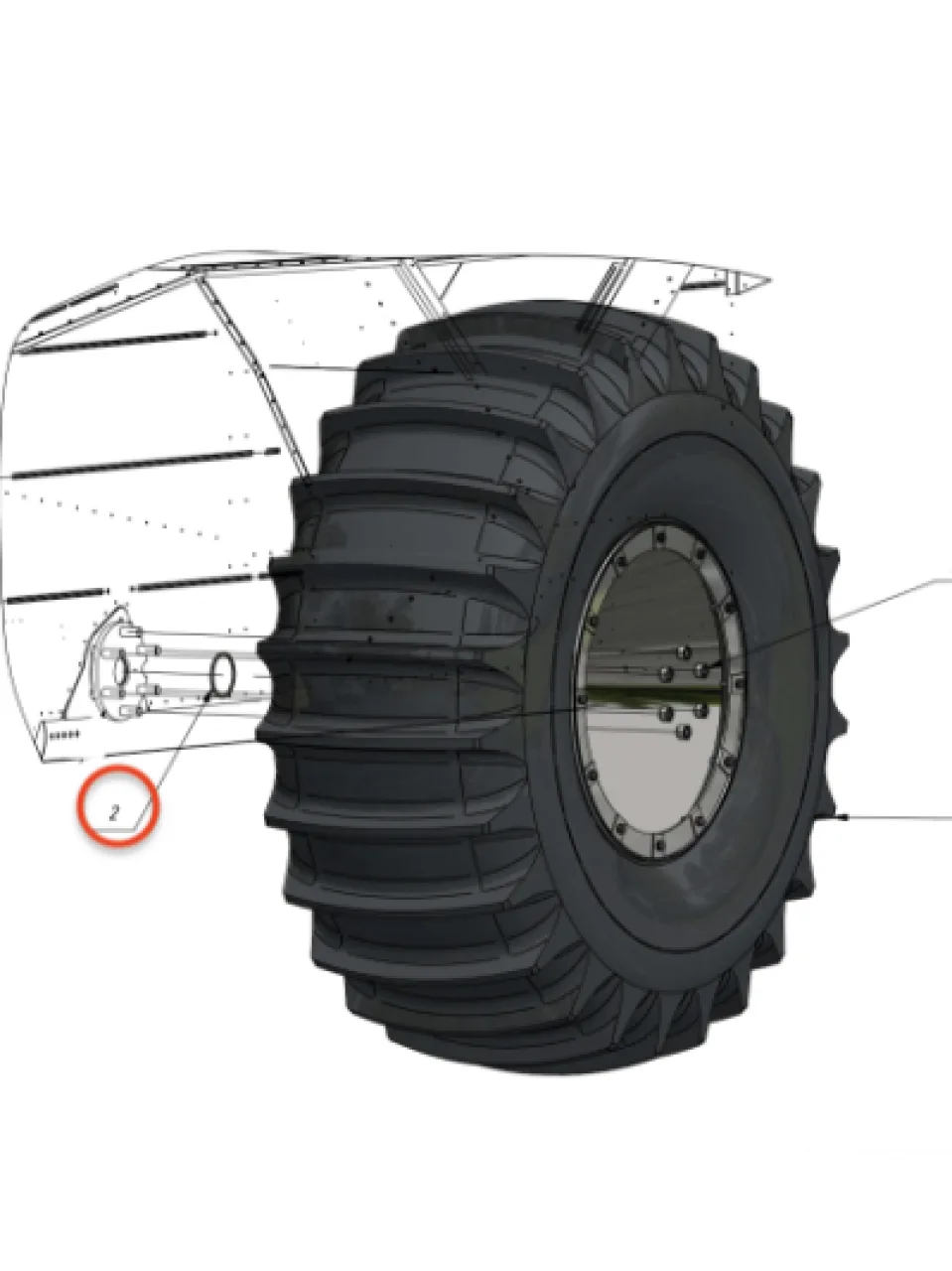 Sealing ring for rim