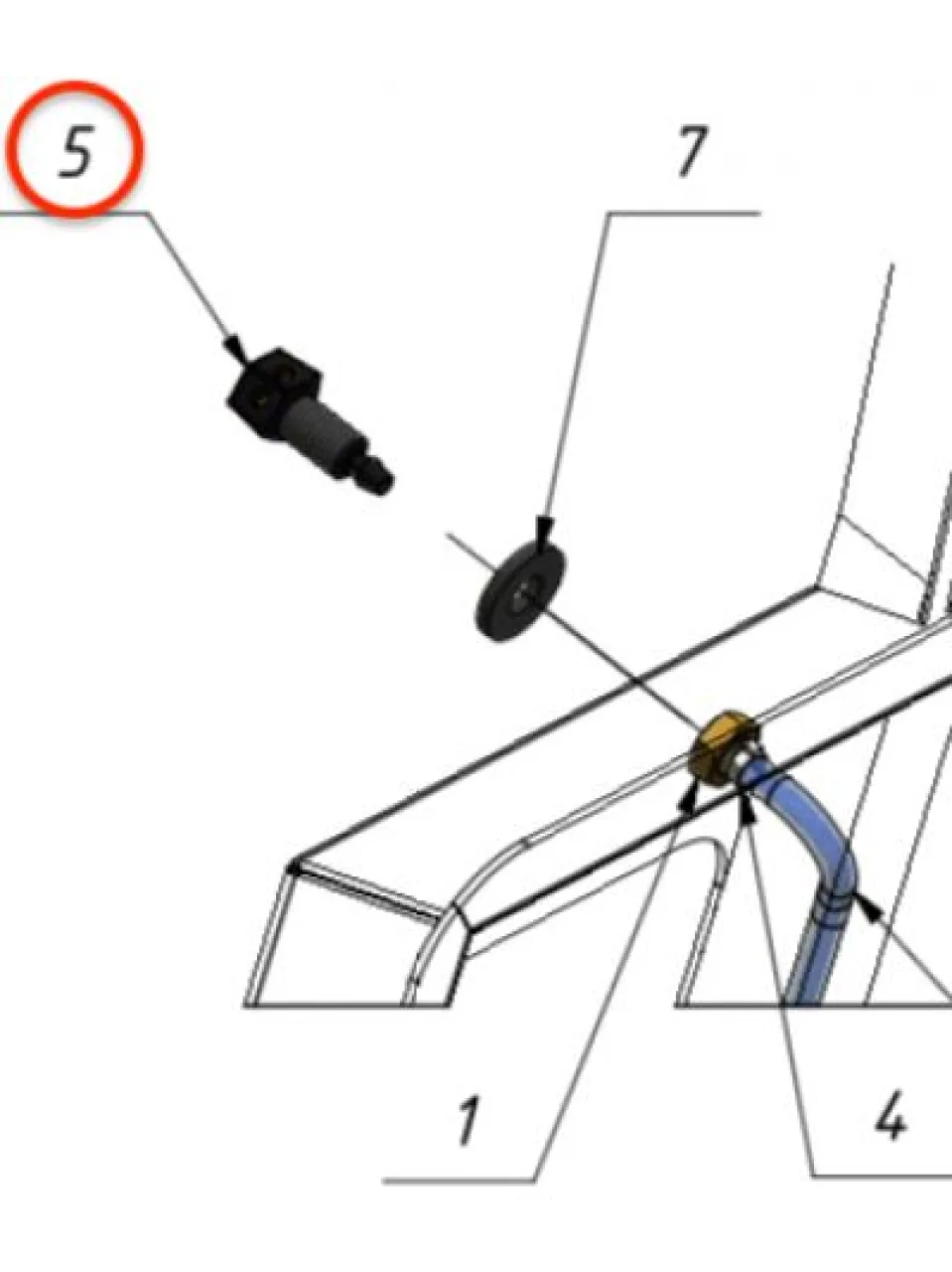 Windshield washer nozzle