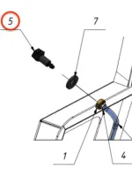 Windshield washer nozzle - $5.5 CAD - Thumbnail 2