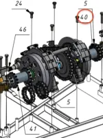Right chain sprocket coupler - $116 CAD - Thumbnail 2