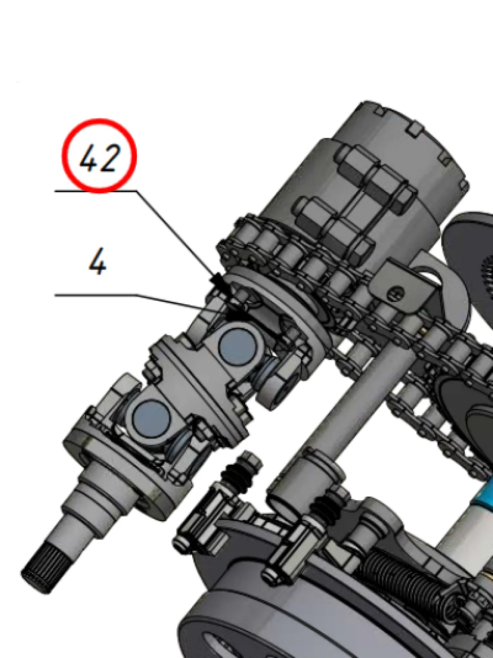 Drive shaft bolt