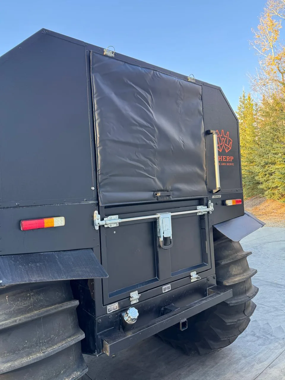 Transport window cover, rear (Sherp N/Pro XT)