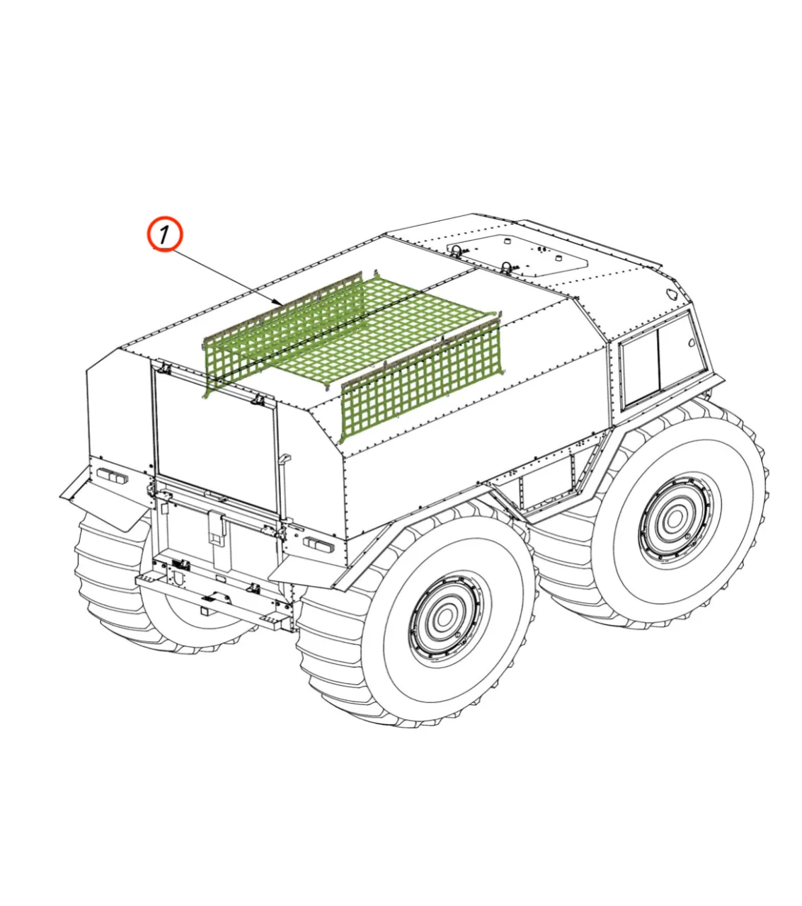 Cargo net set (Sherp N/ Pro XT)