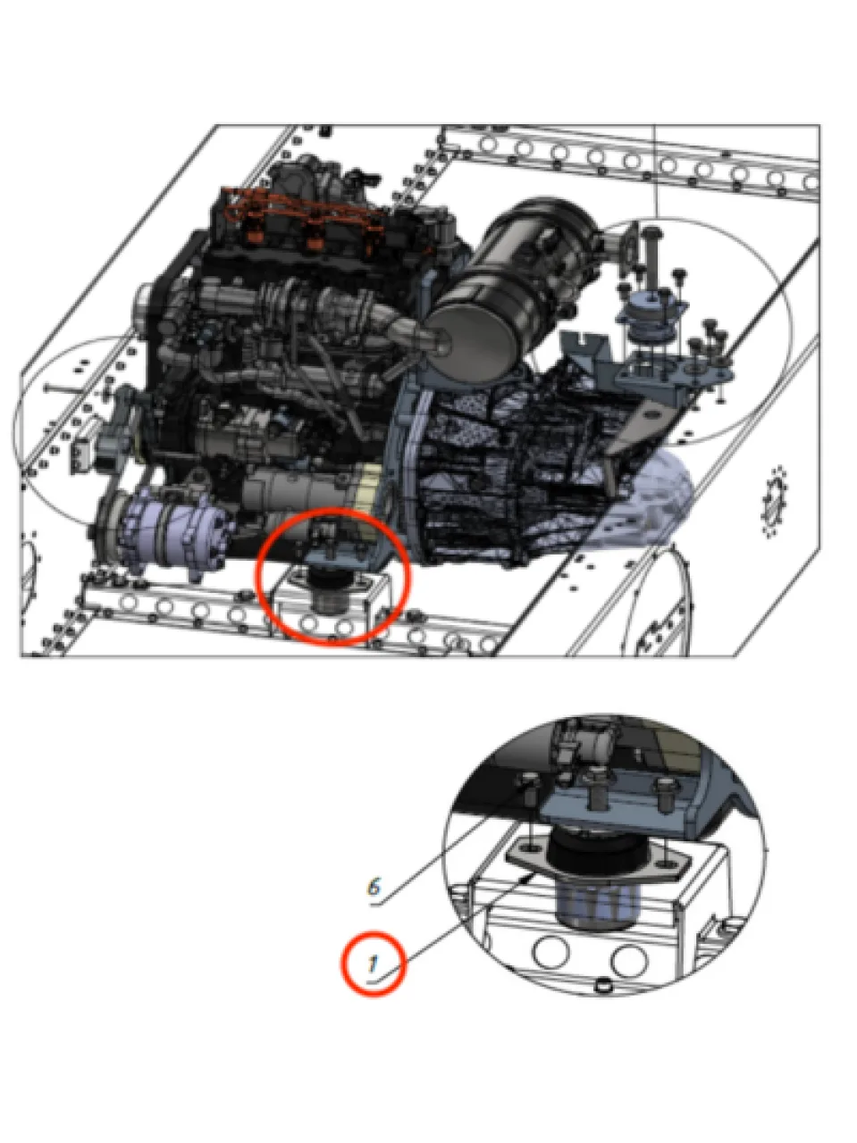Engine support