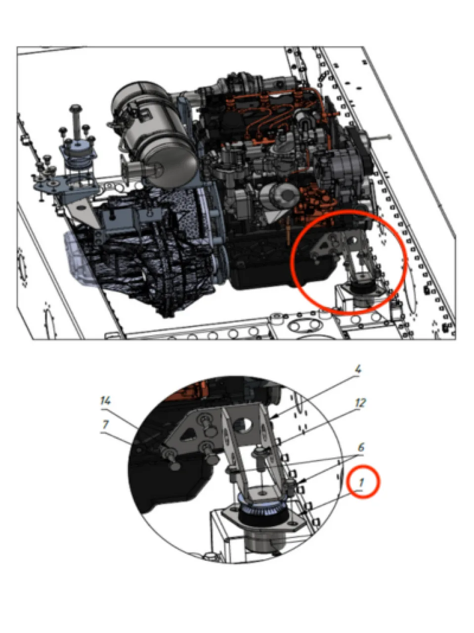 Engine support