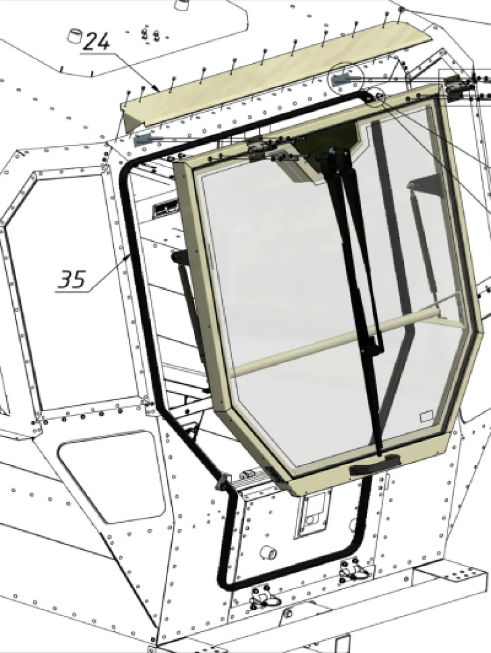 Front window assembly (N/Pro XT)