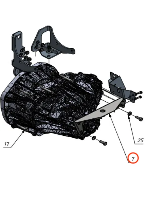 Gearbox support bracket
