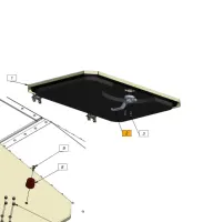 Handle for roof hatch - $39.5 CAD - Thumbnail 2