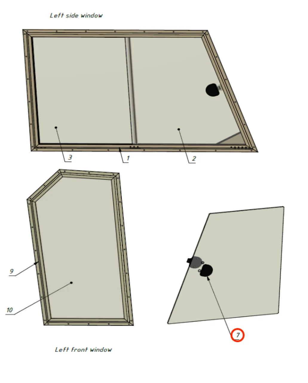 Sliding window lock