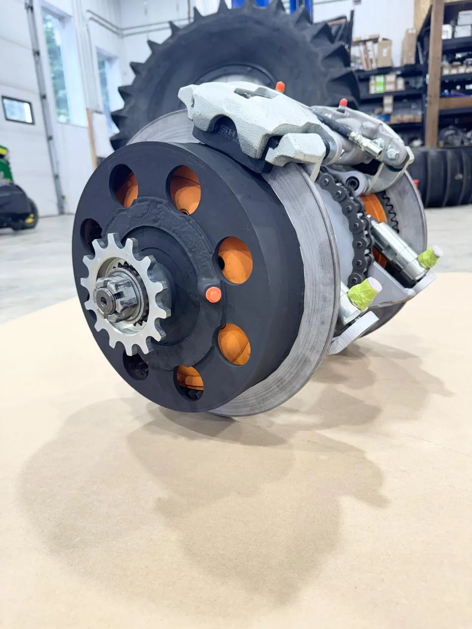 Rebuilt steering mechanism (Sherp Pro)