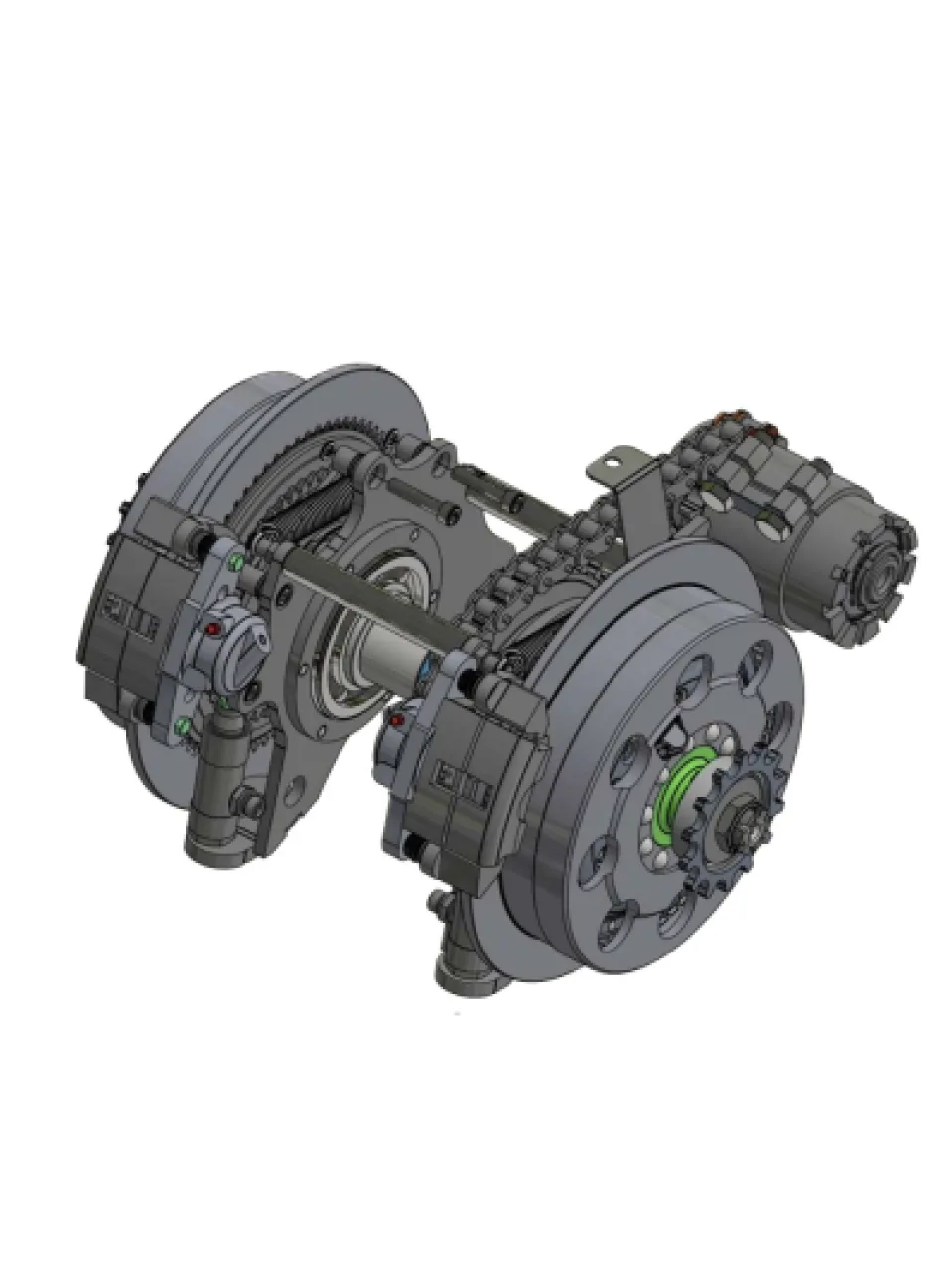 Rebuilt steering mechanism (Sherp Pro)