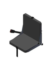 Folding side seat