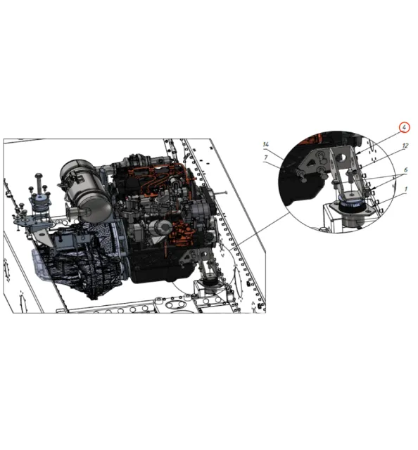 Engine bracket (Type 2)