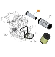 Air filter - Secondary (N/ Pro XT) - $96.5 CAD - Thumbnail 2