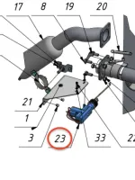 Exhaust flap actuator - $13.5 CAD - Thumbnail 2