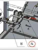 Front pipe (new style) - $657 CAD - Thumbnail 2