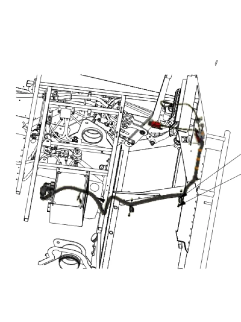 Wiring harness left