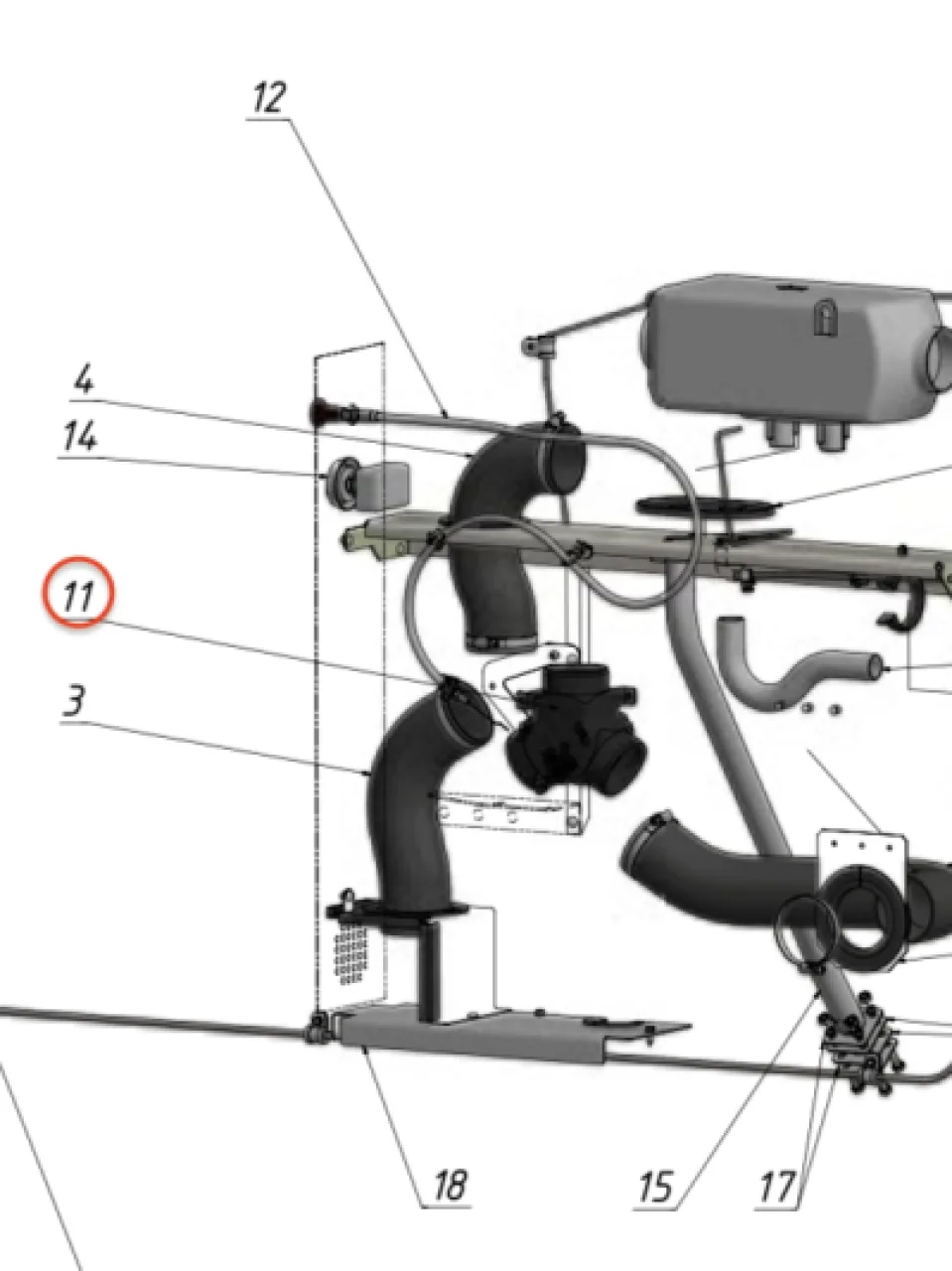 Webasto 3-way splitter