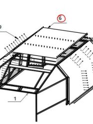 Central roof panel