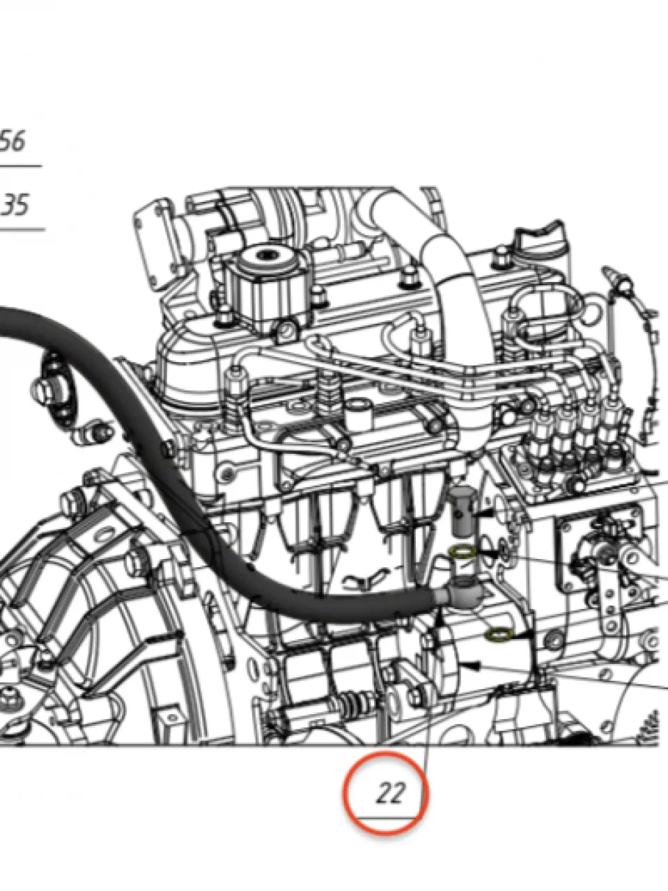 Hydraulic supply hose
