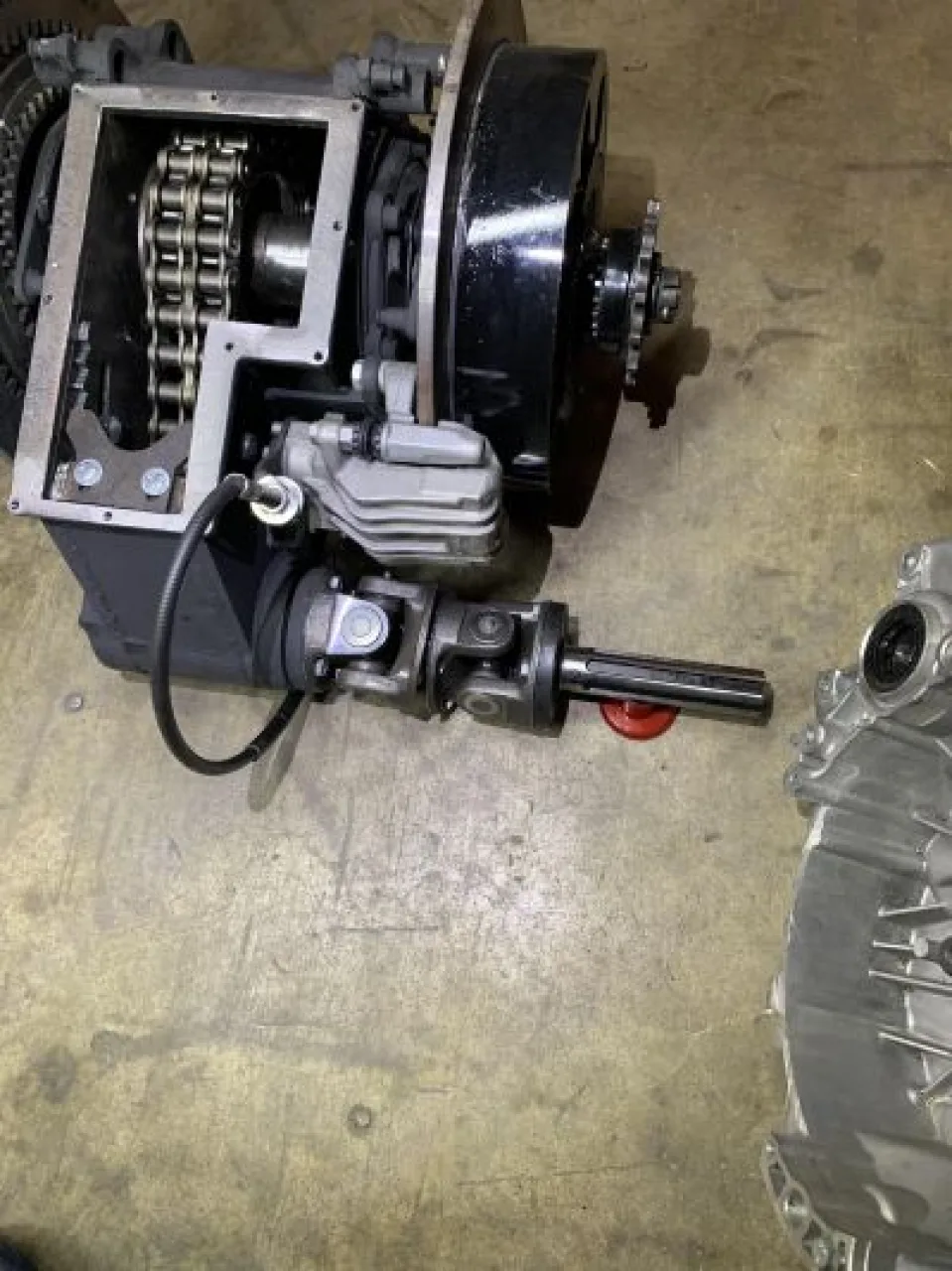 Custom steering mechanism (Sherp Pro)