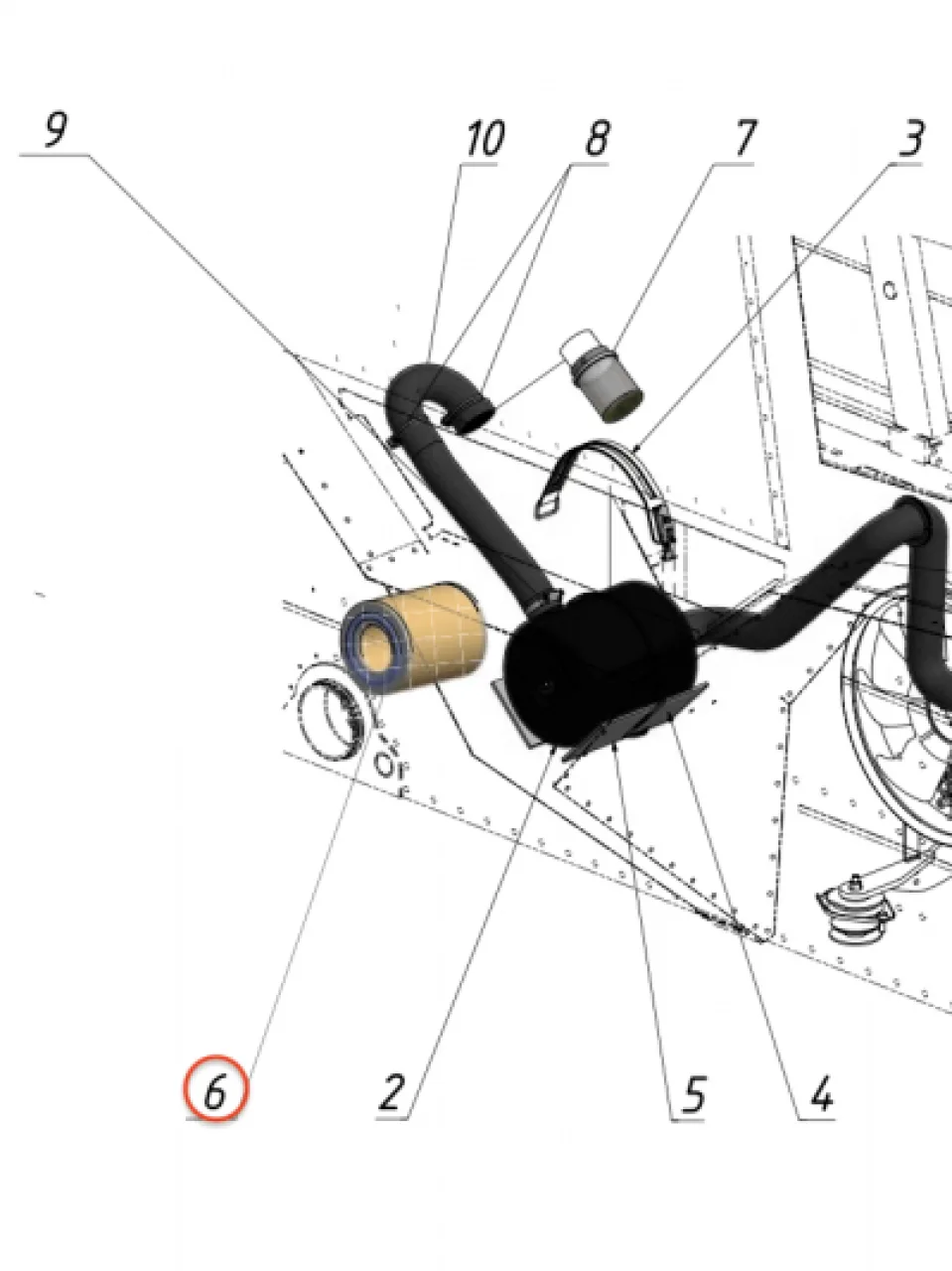 Air filter (Sherp Pro)
