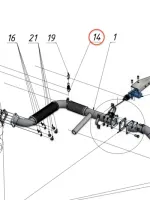 Exhaust spring - 10.0322 - Thumbnail 2
