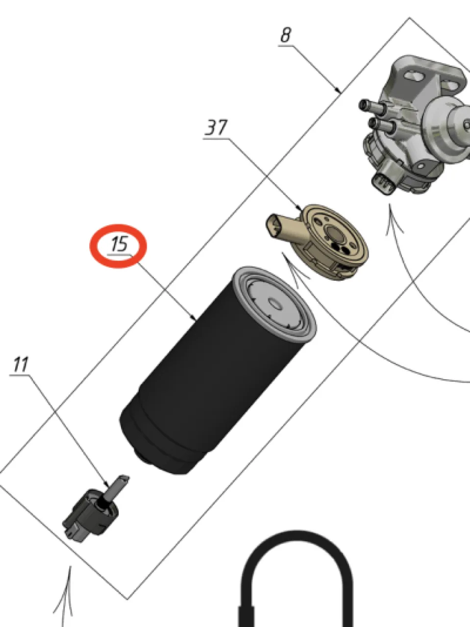 Fuel filter - Preliminary (N/Pro XT)