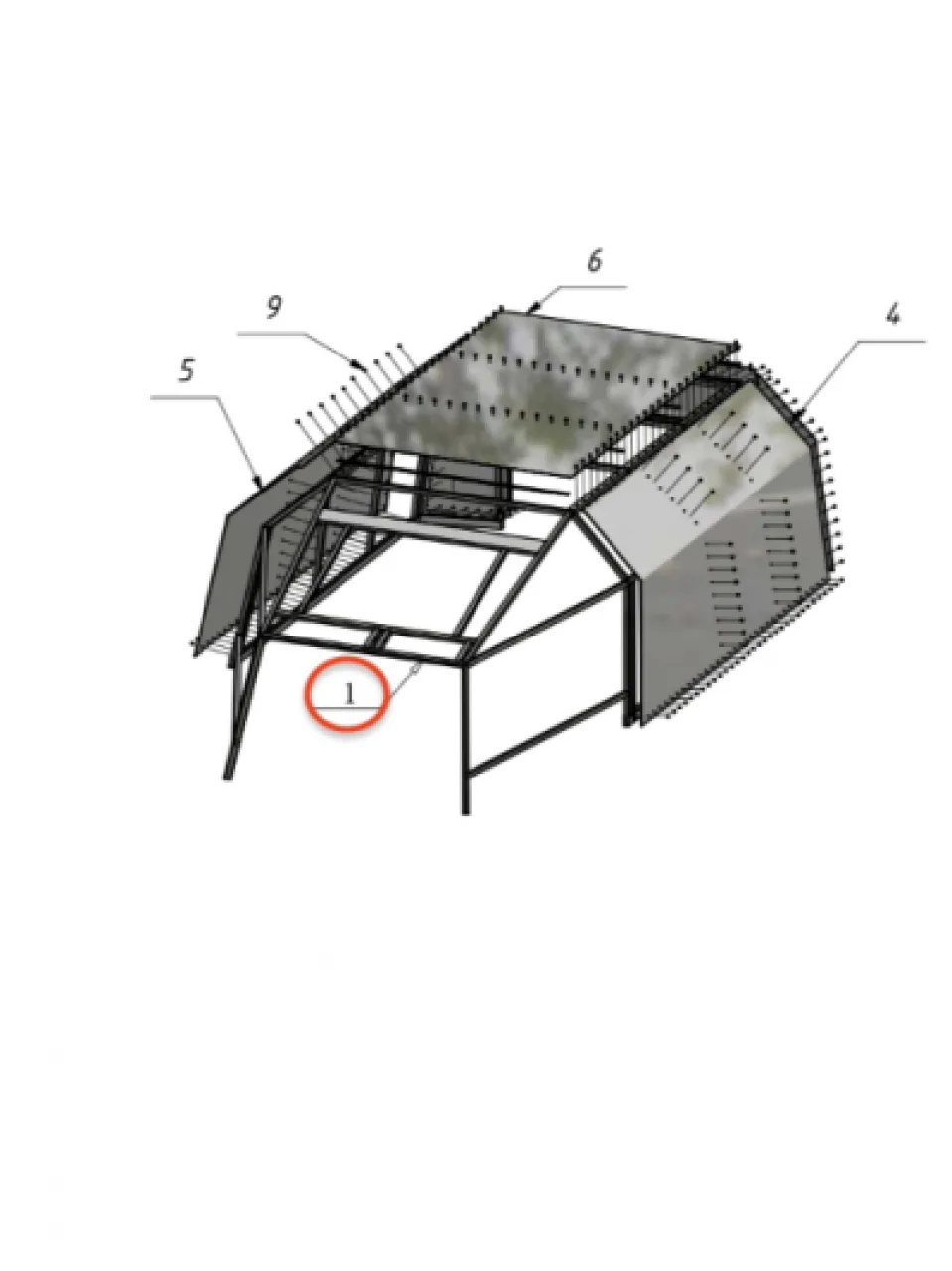 Cab frame