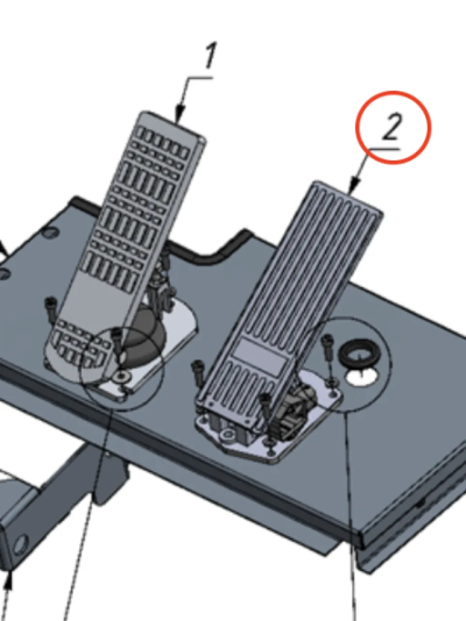 Gas pedal modification