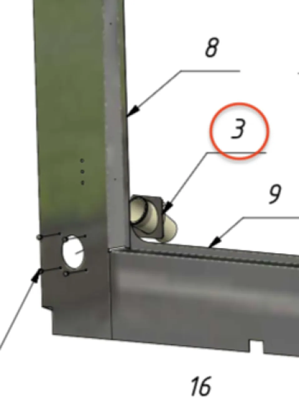 Tank filler neck