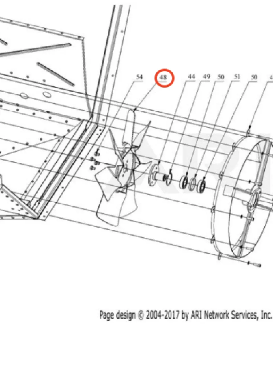 Fan impeller (winter)