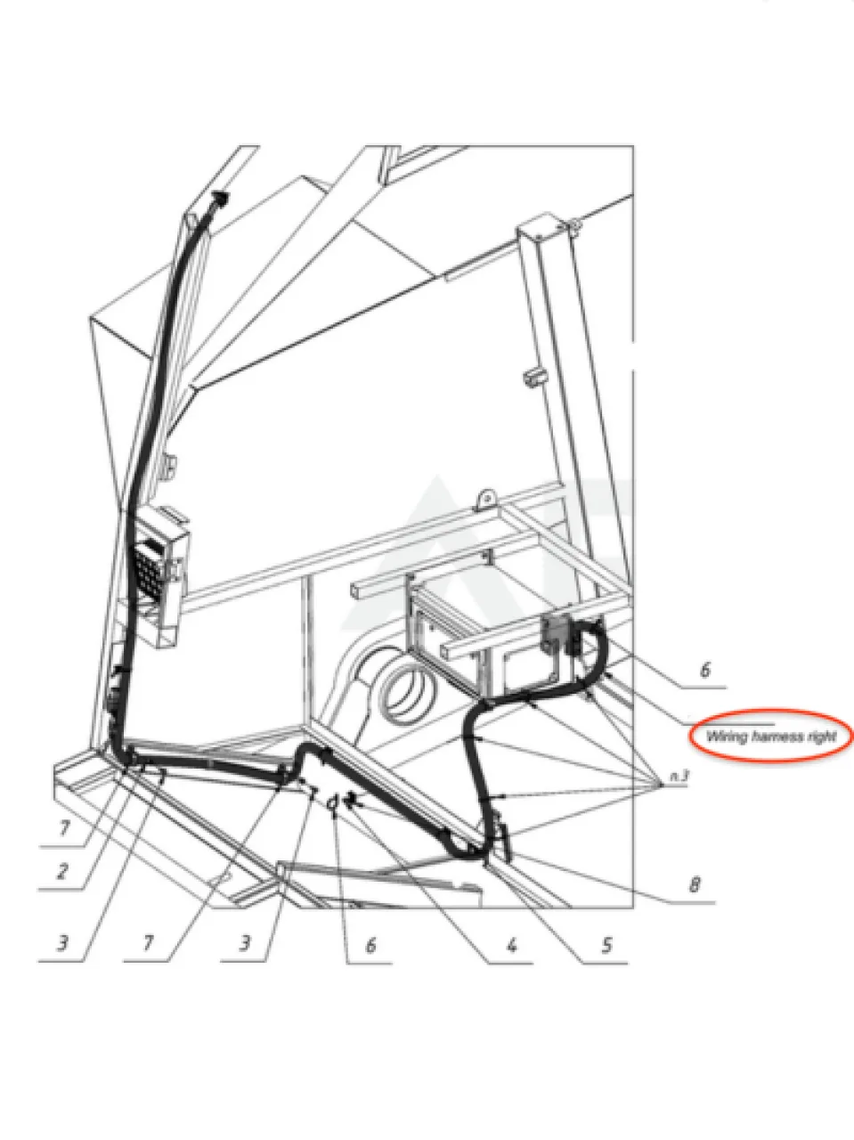 Wiring harness right