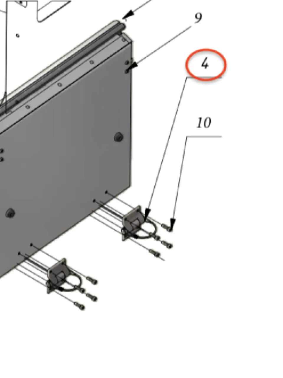 Door hinge (non quick-release)