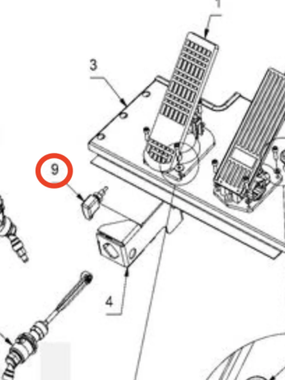 Switch (clutch pedal)