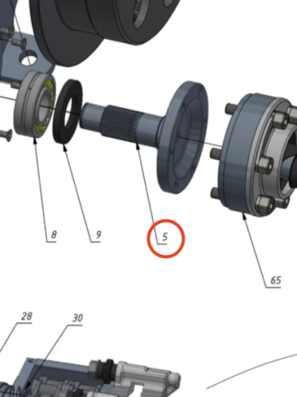 Fusible shaft - Version 1 (N/Pro XT)