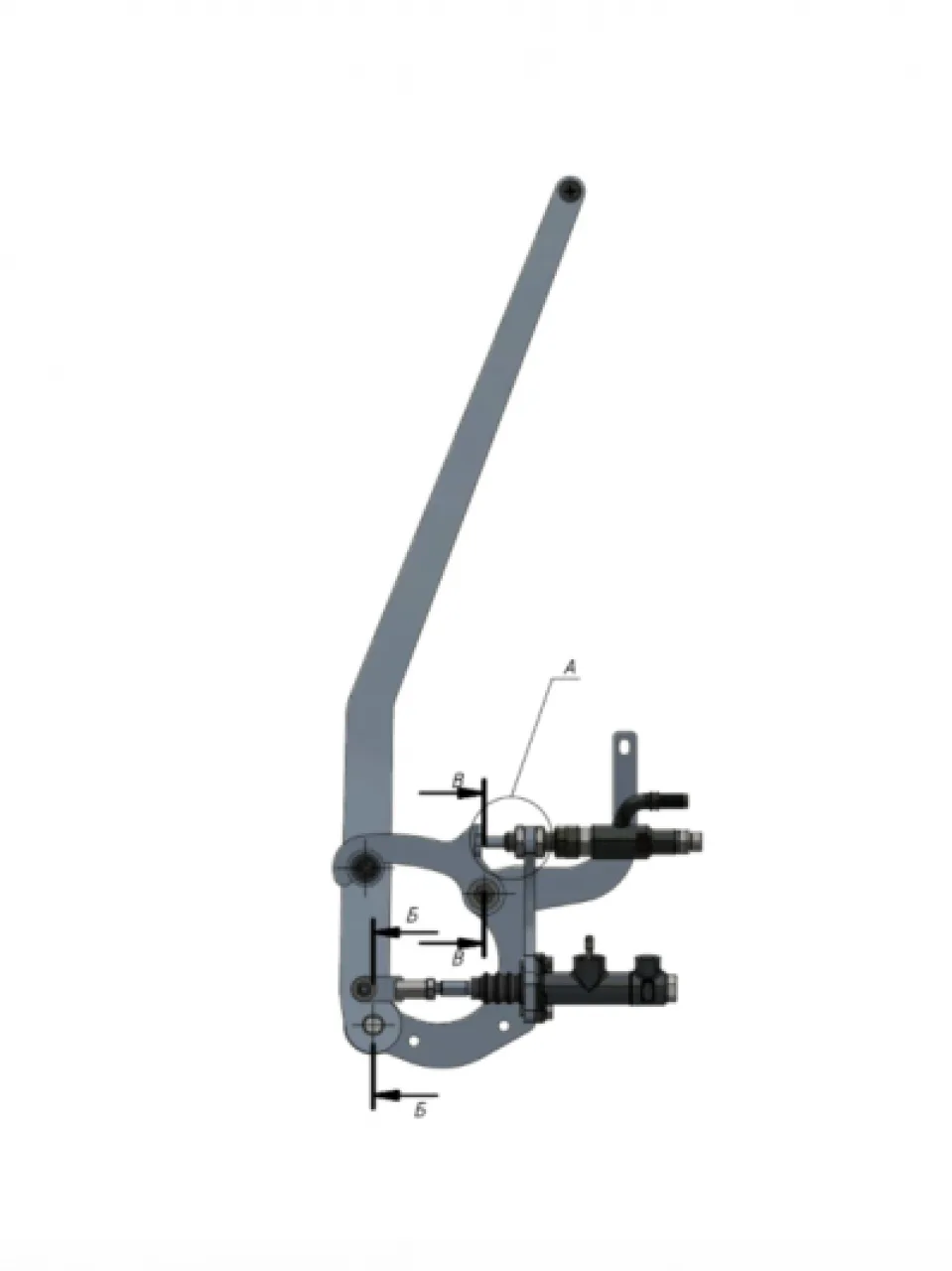Levers control mechanism ASSEMBLY