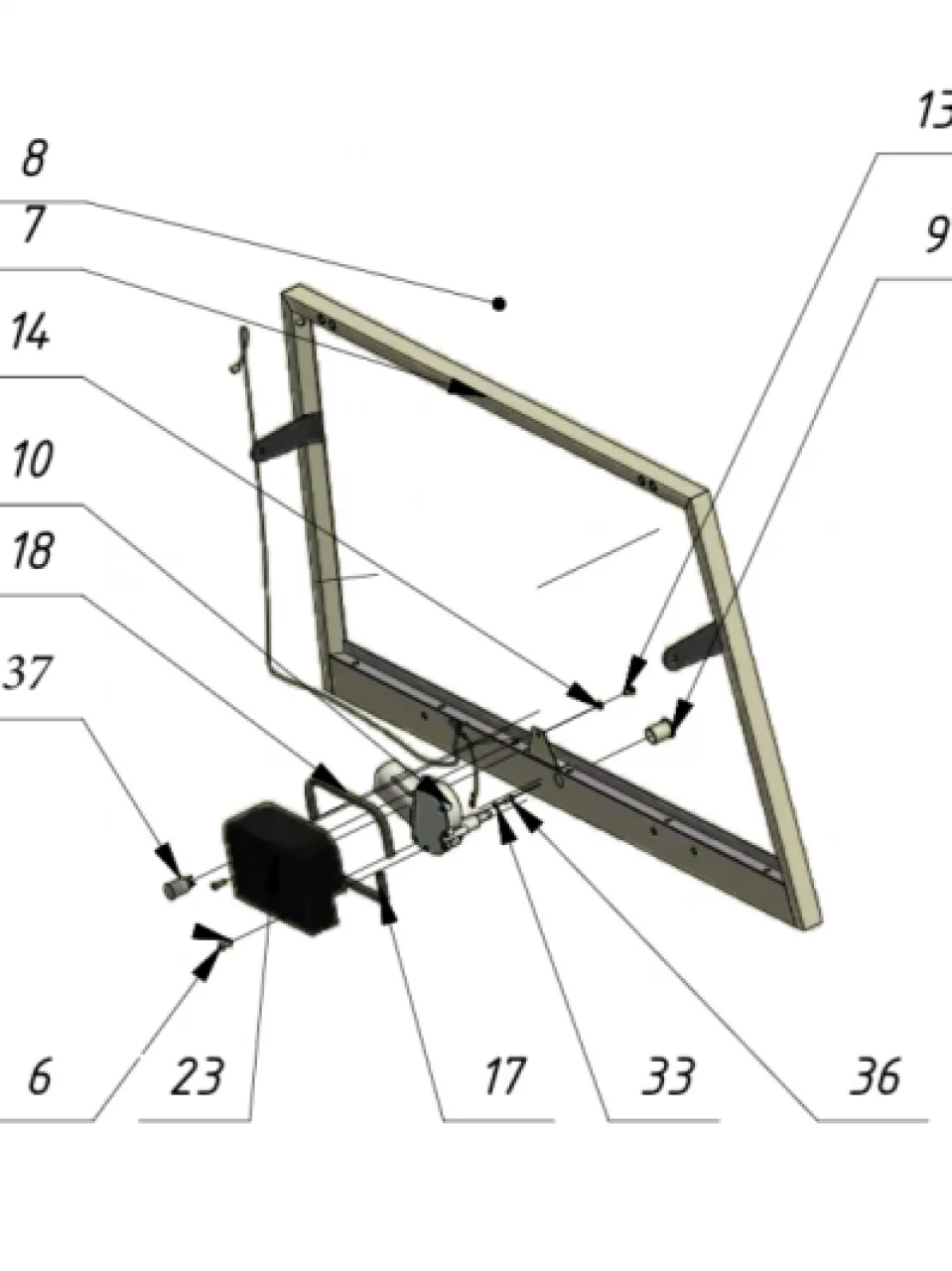 Front window assembly