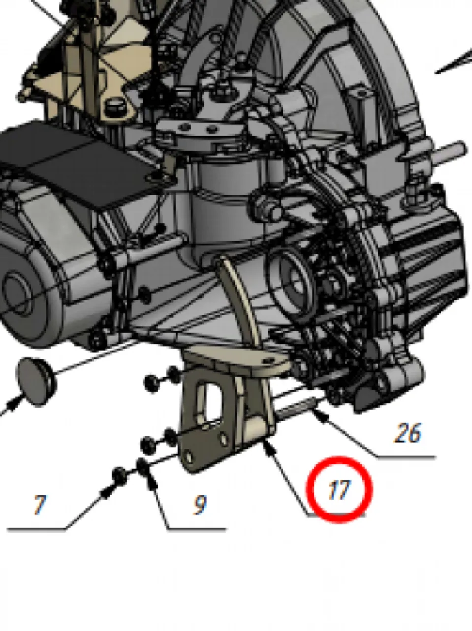 Gearbox bracket (for Renault)