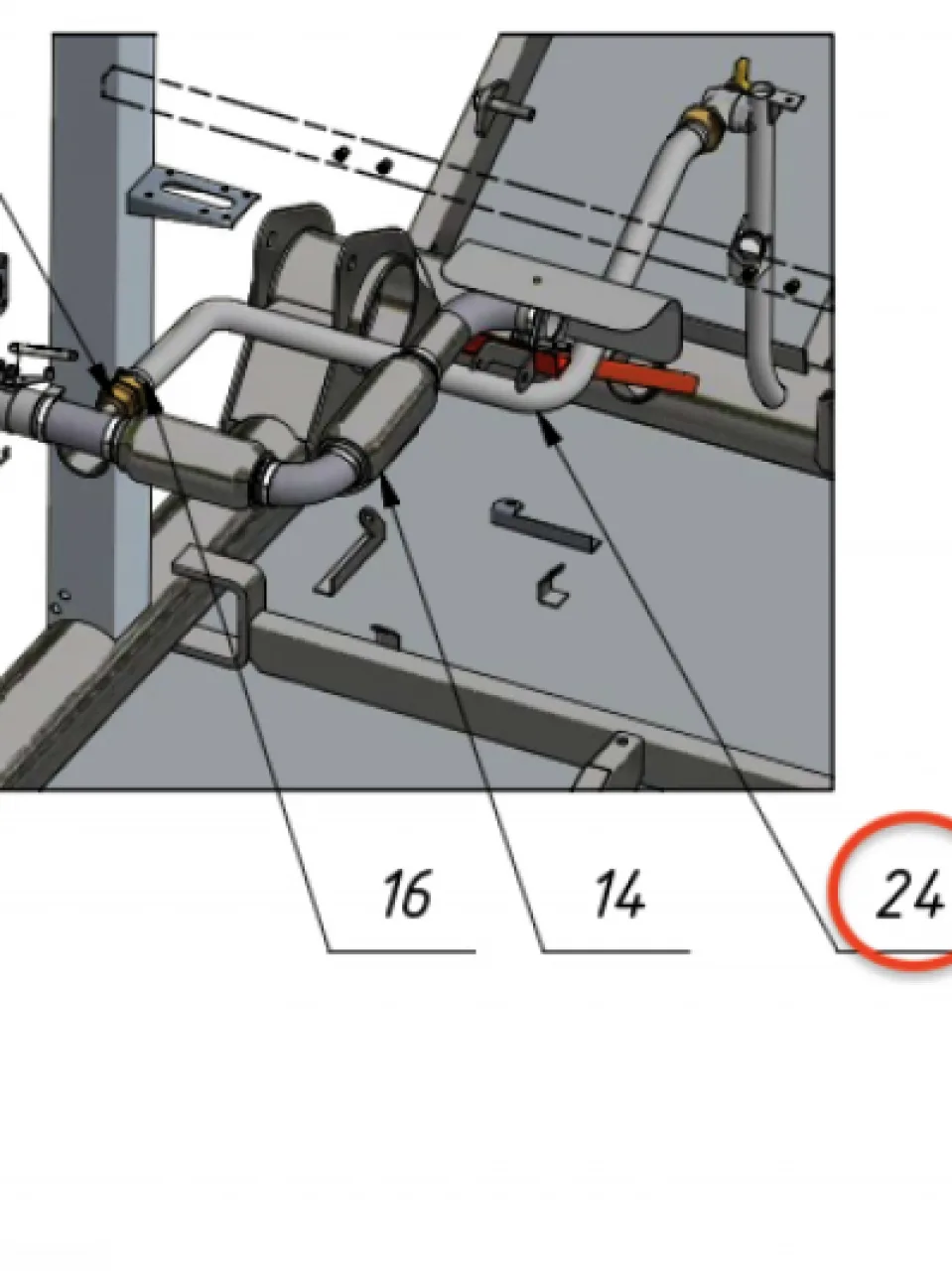 Exhaust pipe - 10.0306