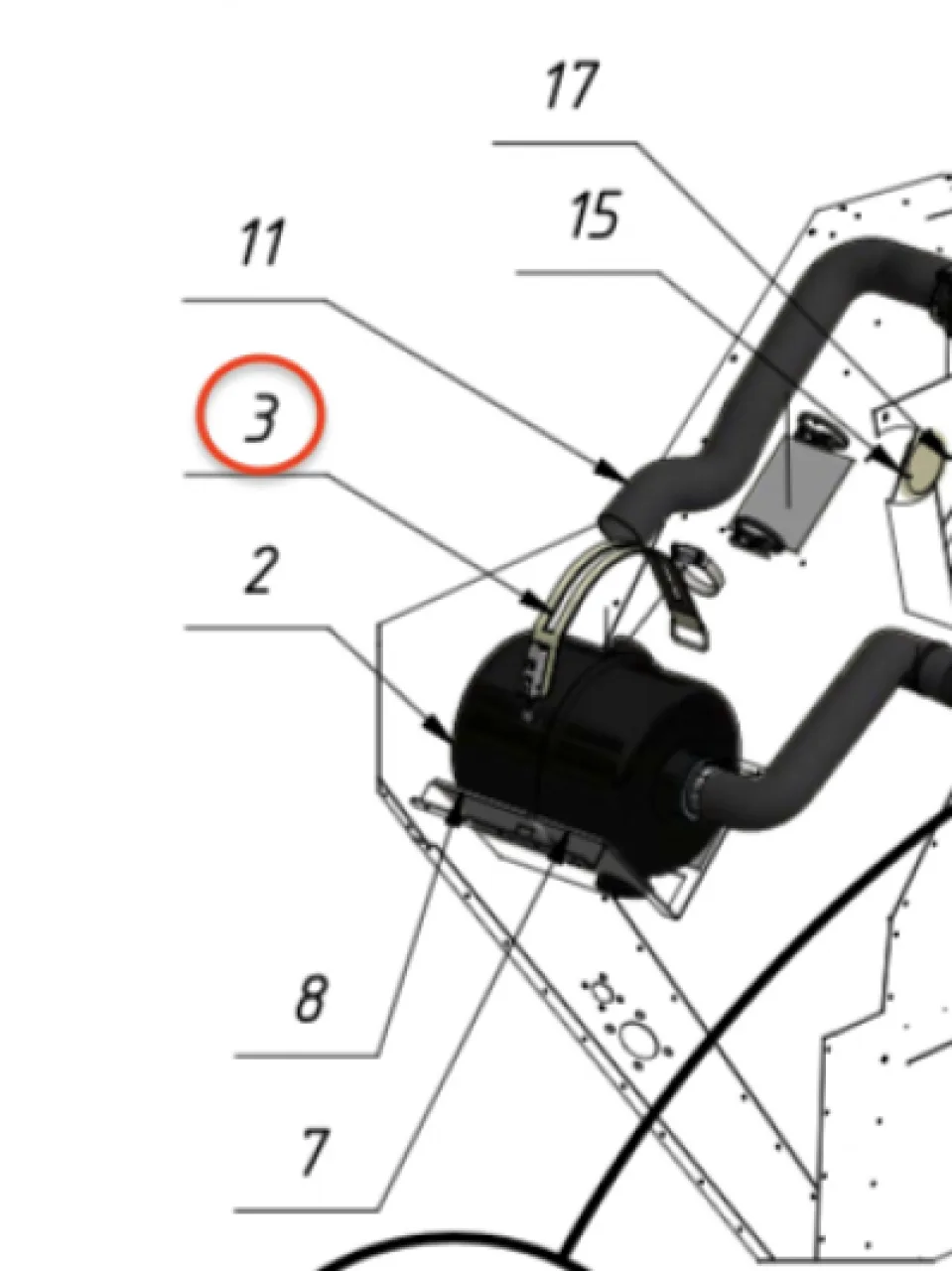 Clamp filter