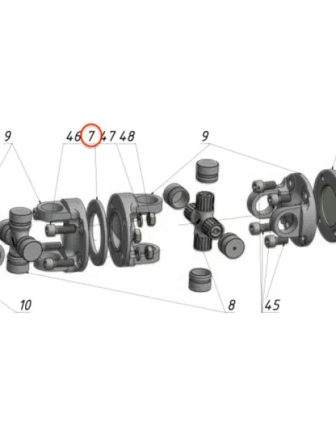 Drive shaft spacer