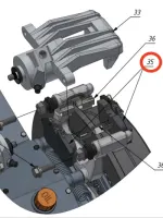 Brake pad set (2 pieces) - $52 CAD - Thumbnail 3