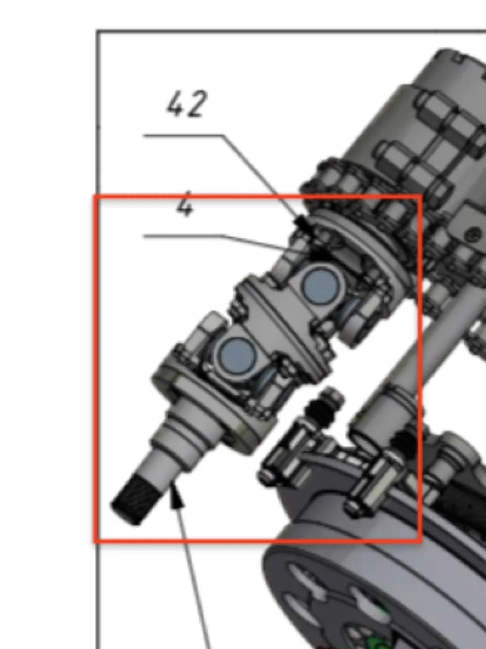 Drive shaft assembly (Renault transmission)