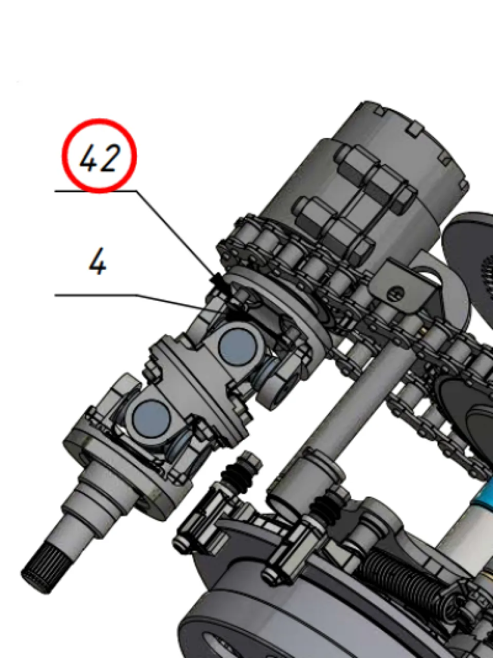 Drive shaft bolt